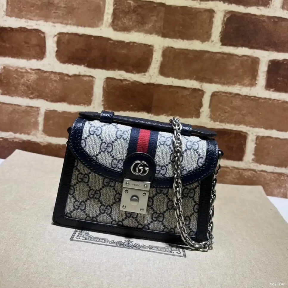 Hyperpeter MATELASSÉ GG HANDLE GUCCI SMALL BAG TOP 0525
